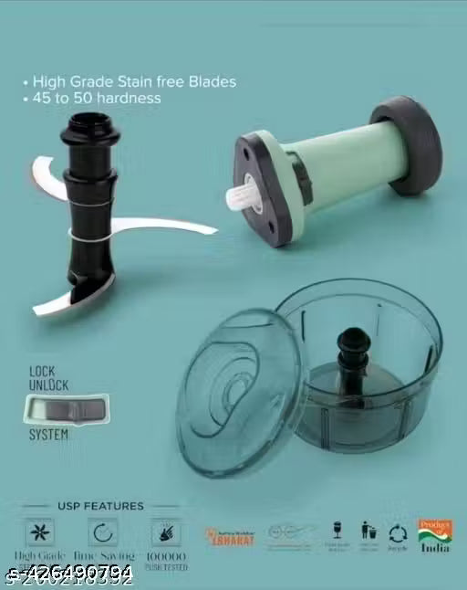 Manually Handy Chopper Mixer Cut For Vegetable
